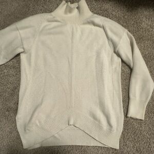 Anthropology white sweater